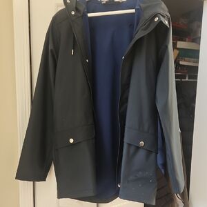 Men's Blue Rain  Jacket
